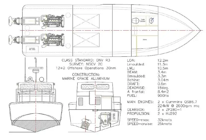 Rescue vessel for sale
