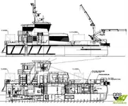 Wind farm service vessel for sale