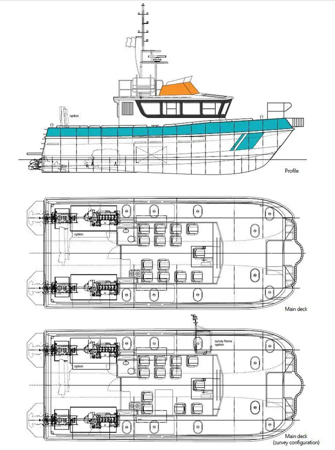 Wind farm service vessel for sale