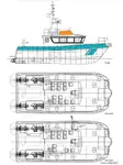 Wind farm service vessel for sale