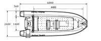 Rigid inflatable boat for sale