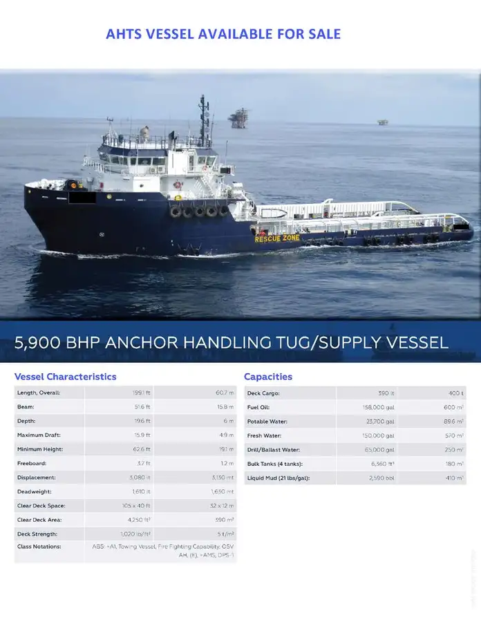 Towboat for sale