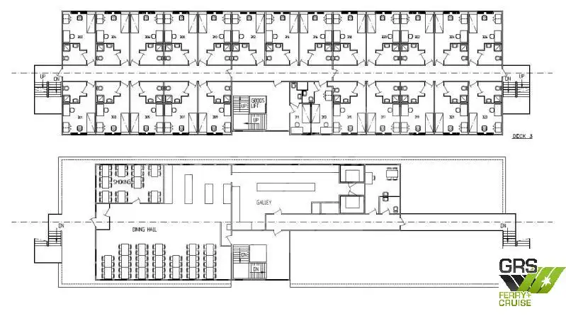 Accommodation barge for sale