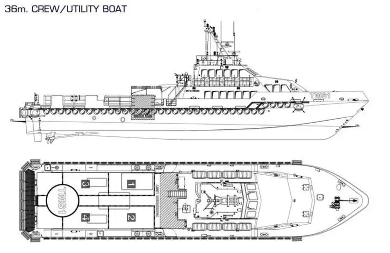 Crew boat for sale