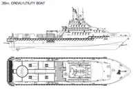 Crew boat for sale
