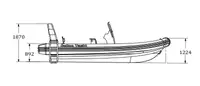 Rigid inflatable boat for sale