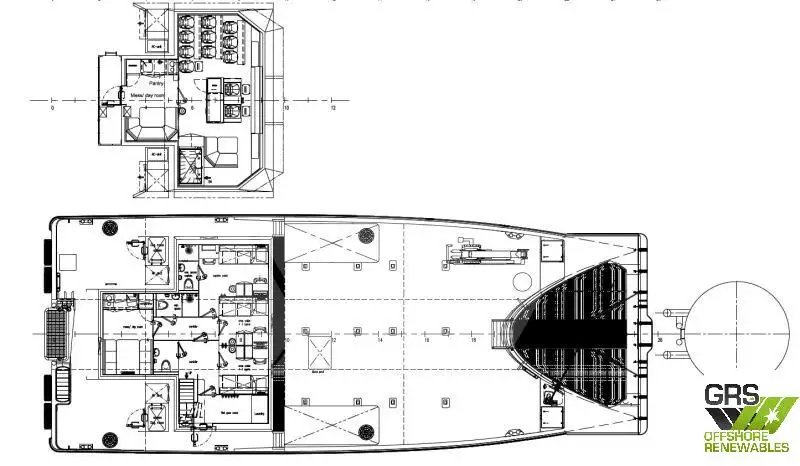 Wind farm service vessel for sale