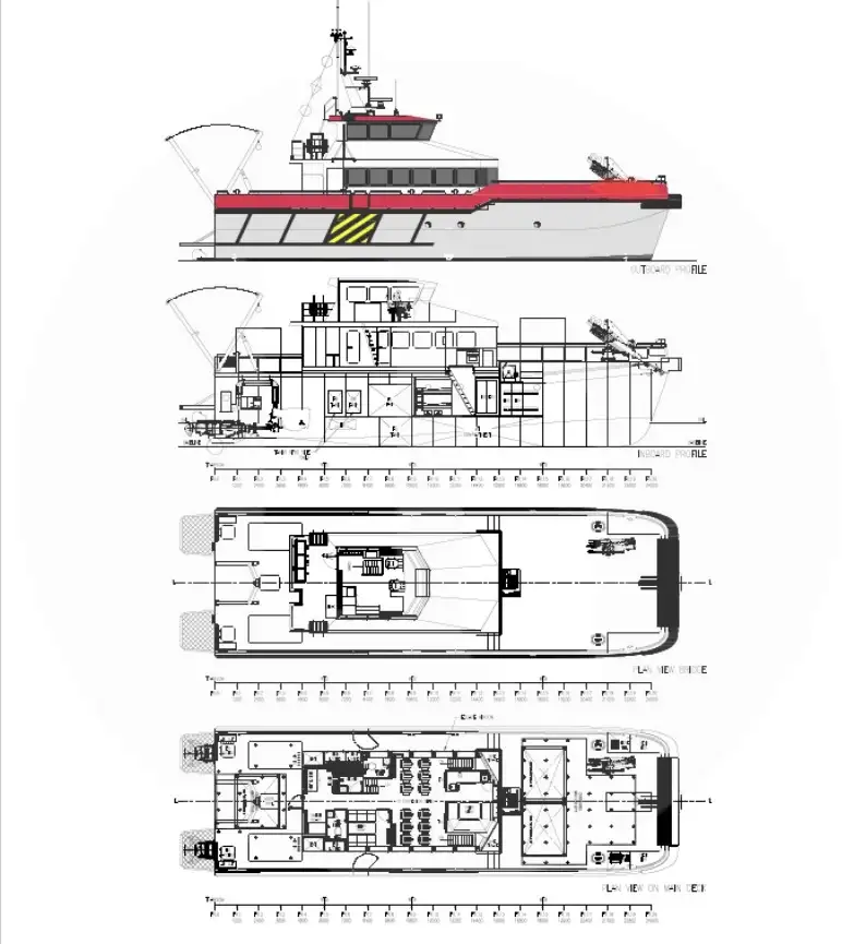 Crew boat for sale