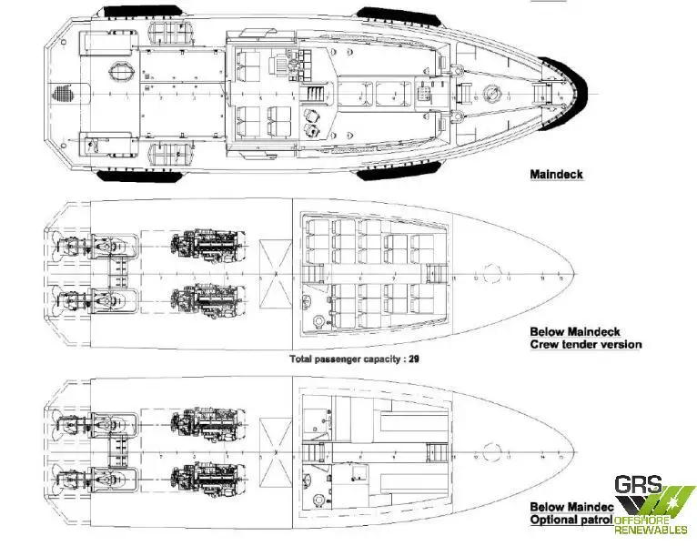 Crew boat for sale