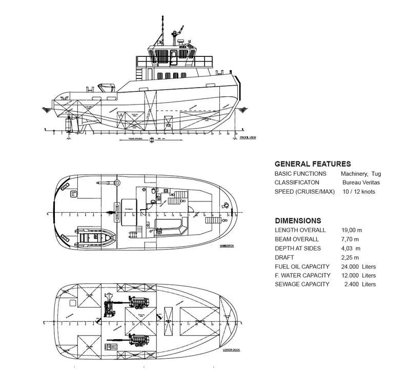 Towboat for sale