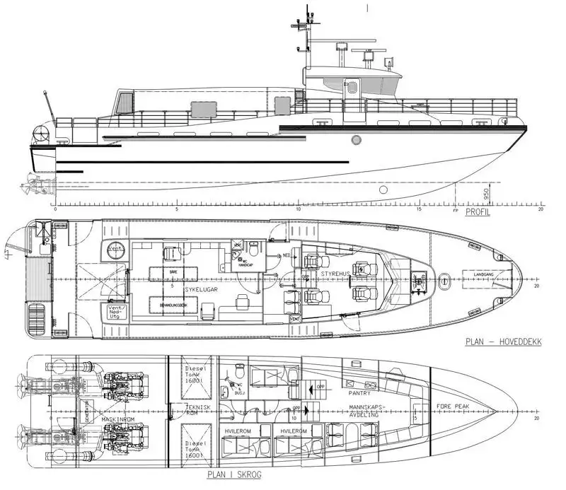 Rescue vessel for sale