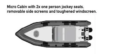 Rigid inflatable boat for sale