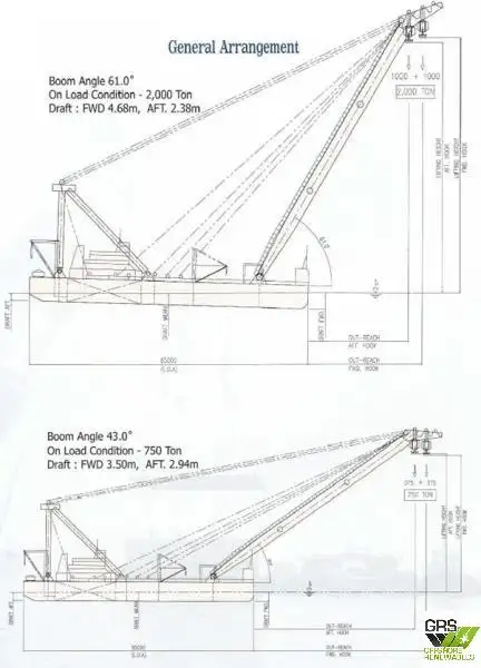 Crane vessel for sale