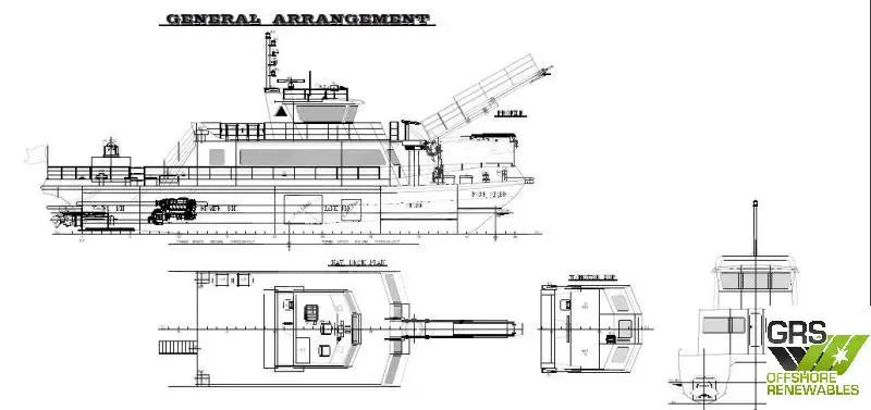 Wind farm service vessel for sale