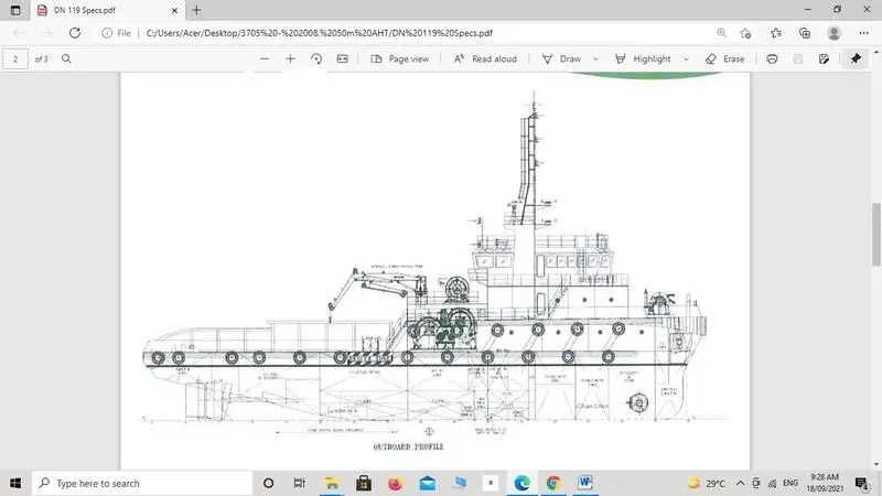 Fast Supply Vessel (FSV) for sale